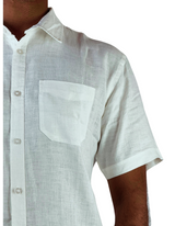 Shorts Sleeve Linen Slim fit Shirts by M&M Linen