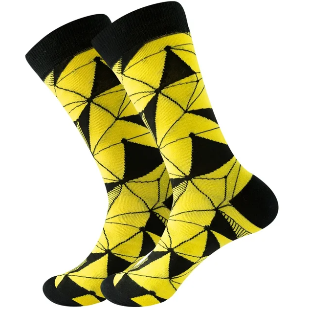 Sunshine Swirl Designer Socks