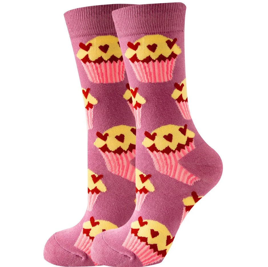Sweet Cupcake Designer Socks