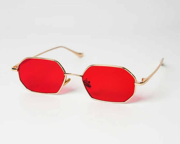 Vintage Heptagon Sunglasses