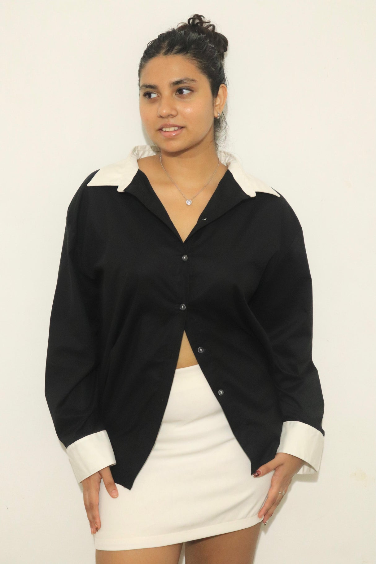 Long sleeve sweet casual shirt