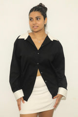 Long sleeve sweet casual shirt