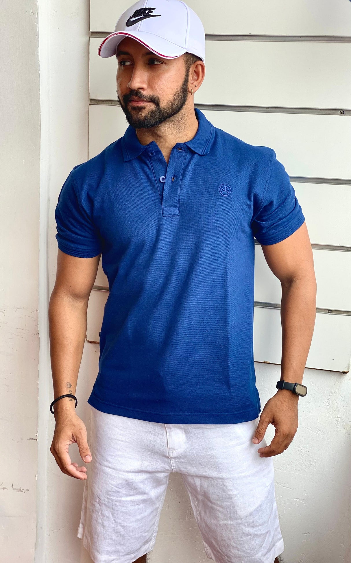 Short Sleeve Polo T-Shirt by M&M Linen