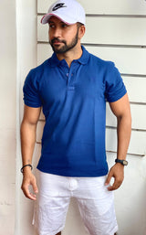 Short Sleeve Polo T-Shirt by M&M Linen