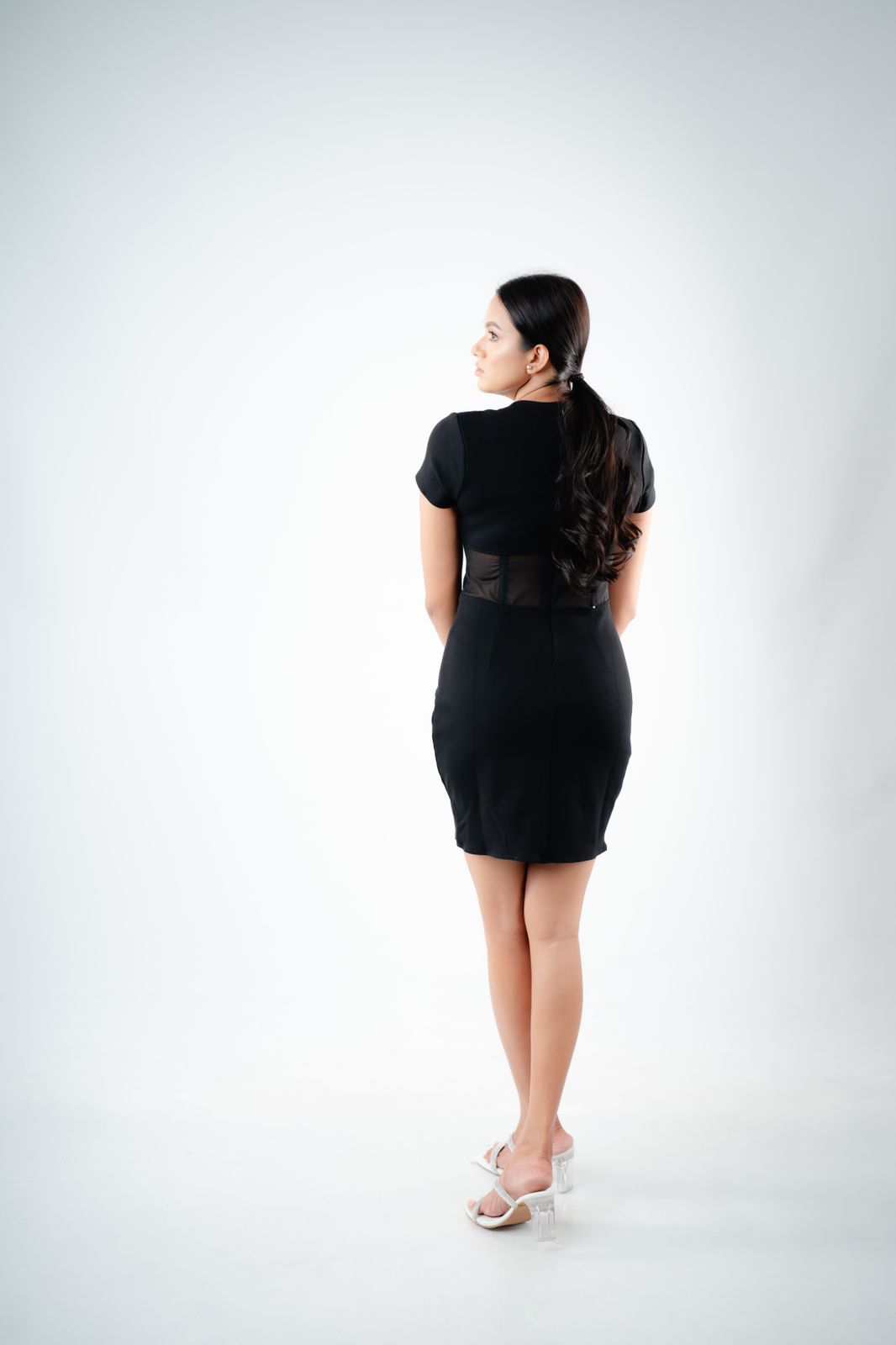 Short Sleeve Bodycon Mini Dress by Chiara Clothing