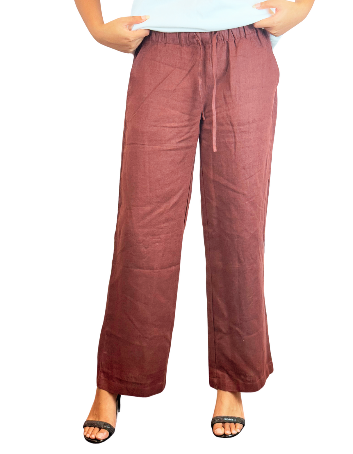 Linen Elephant Pants by M&M Linen Collection