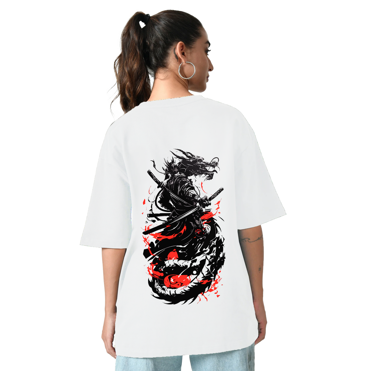 Oversized T-Shirt Samurai ZW003