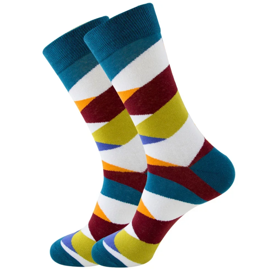 Zigzag Funk Designer Socks